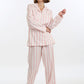 Cotton Stripe Full Length PJ