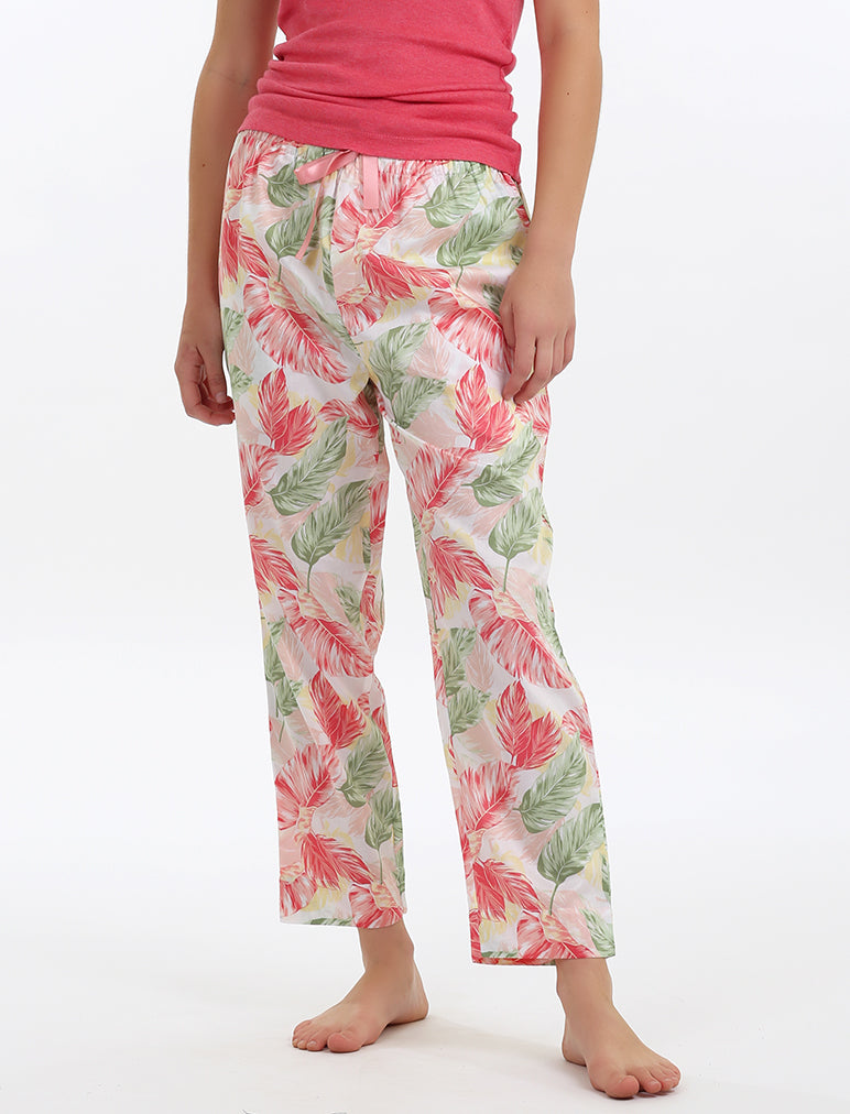Faye Cotton Sateen Full Length Relaxed Pant
