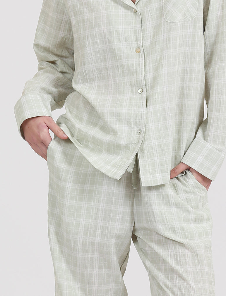 Margot Gingham Full Length PJ