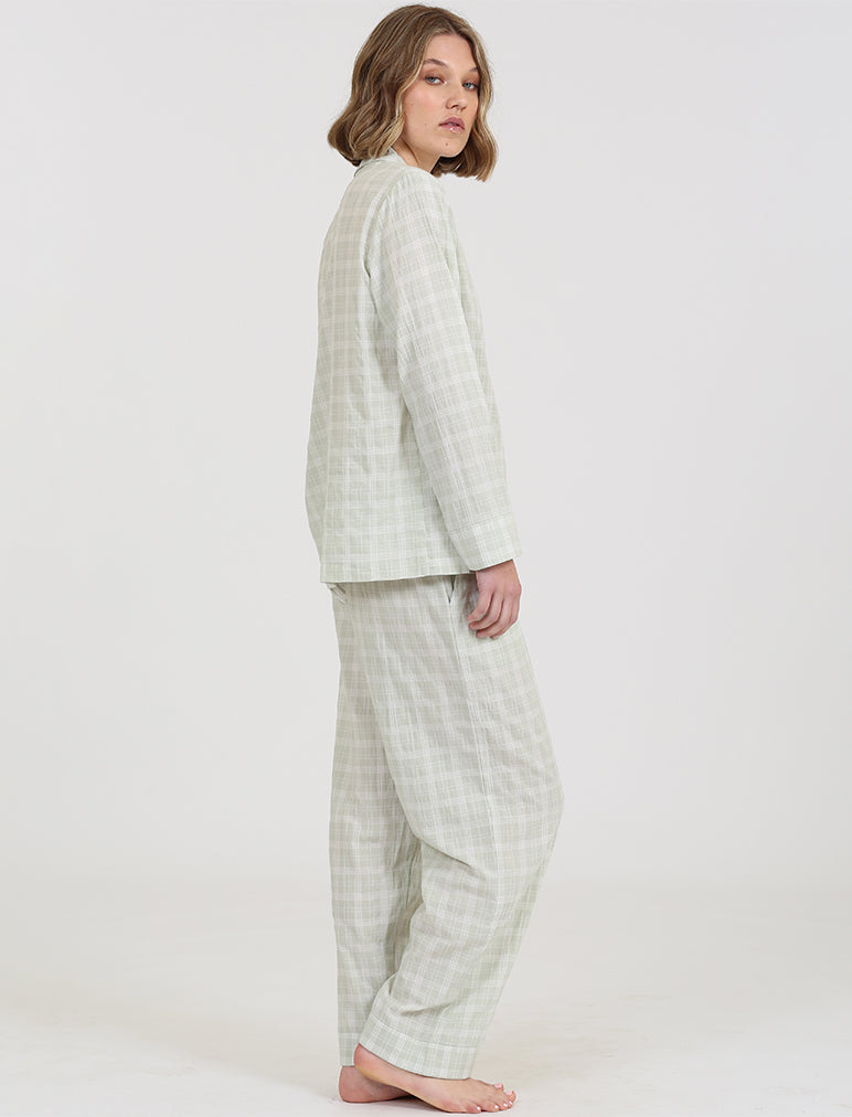 Margot Gingham Full Length PJ