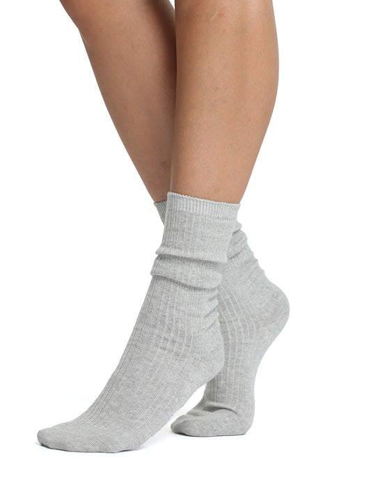 Organic Cotton Rib Socks