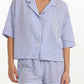 Seersucker Gingham Boxer PJ Set