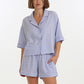 Seersucker Gingham Boxer PJ Set