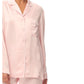 Sylvie Silk Piped Full Length PJ