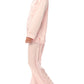 Sylvie Silk Piped Full Length PJ