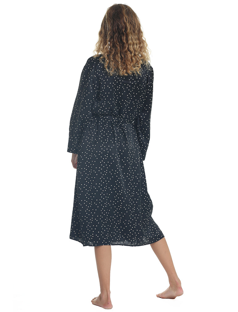 Starry Silk Robe