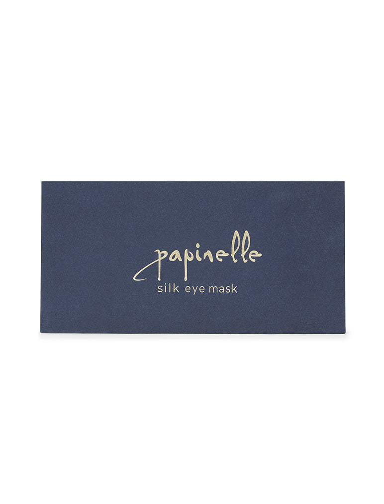 Pure Silk Eye Mask in Navy