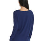 Soft Touch Rib V-Neck Top