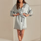 Camille Silk Lace Robe